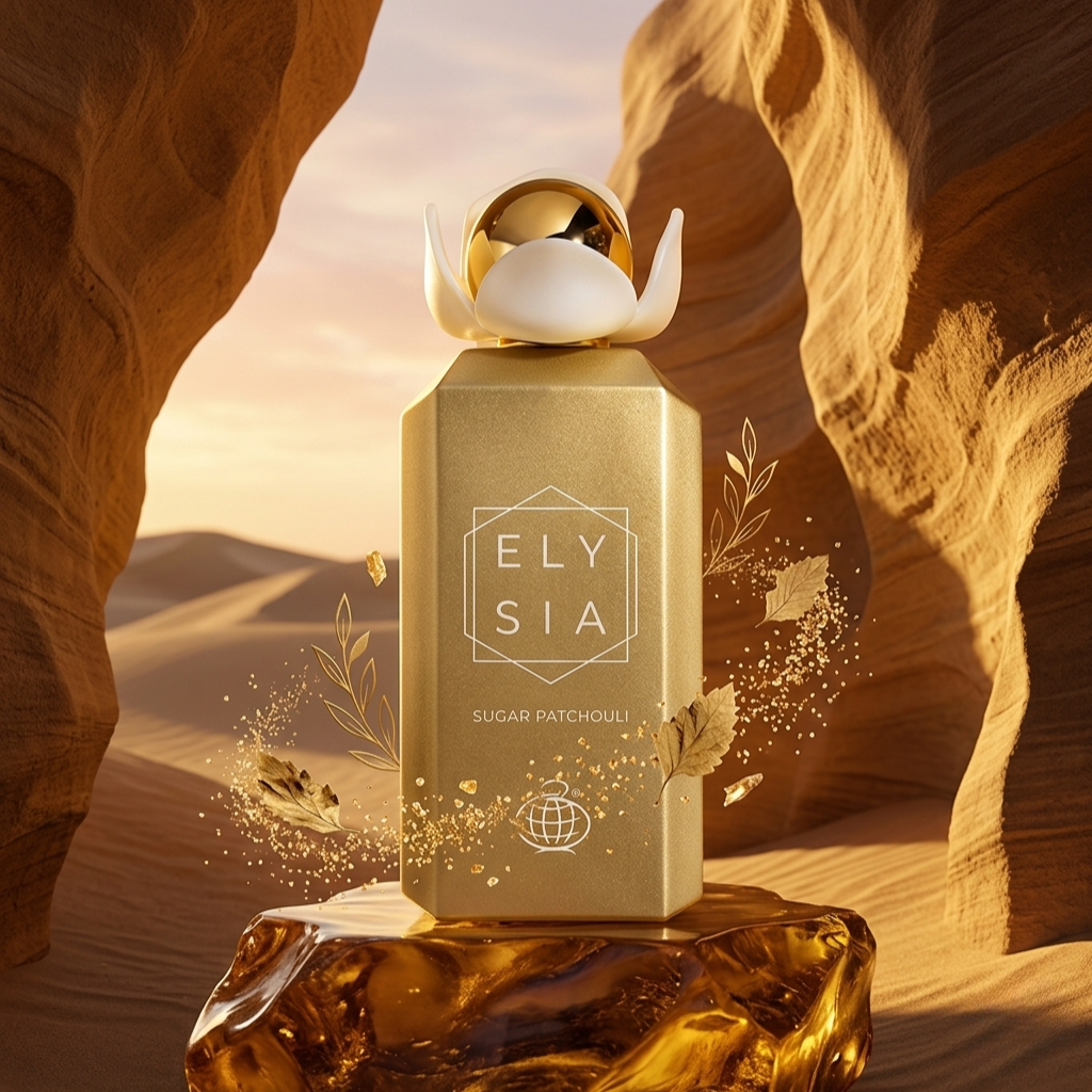 Perfume Elysia Sugar Patchouli Fragrance World EDP 100ml Feminino Alta Fixação