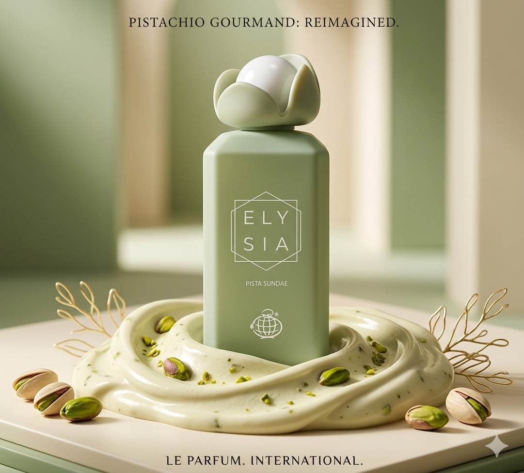 Perfume Elysia Pista Sundae EDP 100ml Fragrance World Feminino Doce Gourmand Alta Fixação