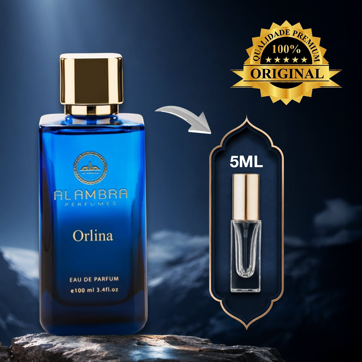 Decant 5ML - Perfume Orlina Al Ambra EDP