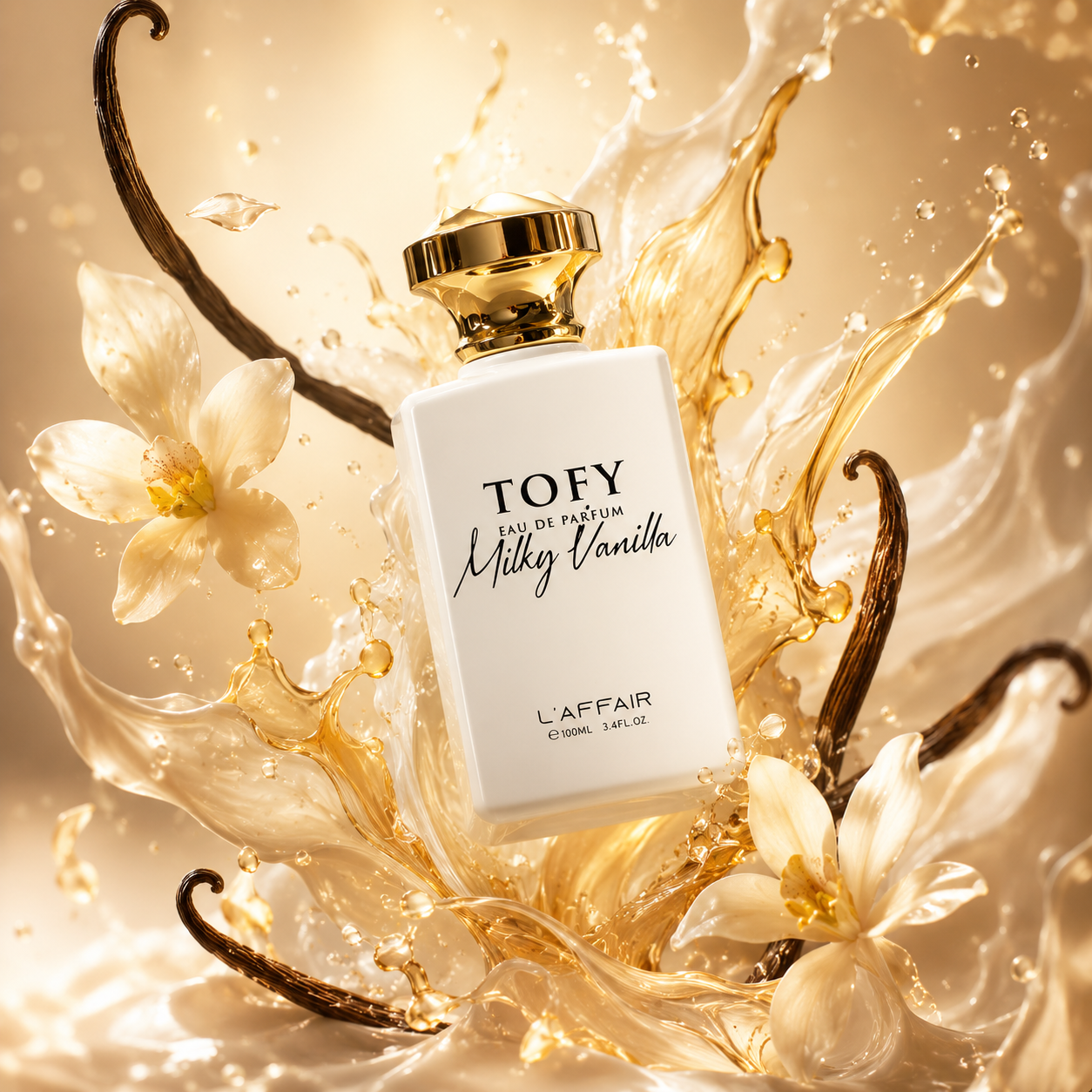 Perfume Feminino Tofy Milky Vanilla L'Affair Eau de Parfum 100ml Oriental Gourmand